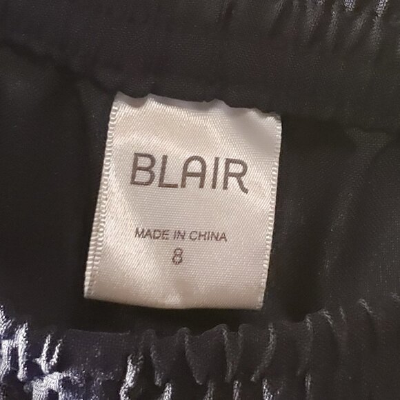 Ladies BLAIR Elastic Waistband Pants in Navy Blue - 8 - Picture 3 of 3